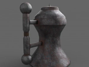 Medieval tavern kettle 3D Model