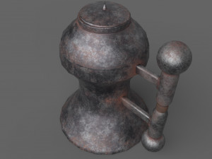 Medieval tavern kettle 3D Модель