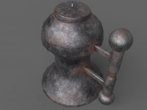 Medieval tavern kettle 3D Model