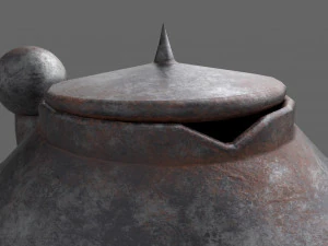 Medieval tavern kettle 3D Model