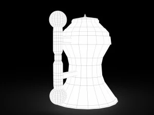 Medieval tavern kettle 3D Model