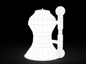 Medieval tavern kettle 3D Model