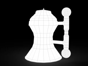 Medieval tavern kettle 3D Model