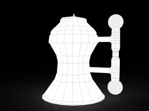 Medieval tavern kettle 3D Model