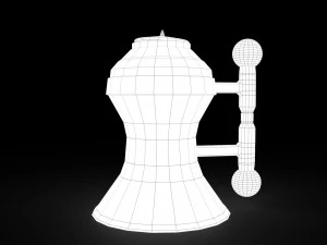 Medieval tavern kettle 3D Model