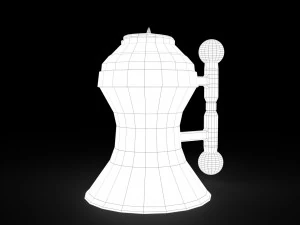 Medieval tavern kettle 3D Model