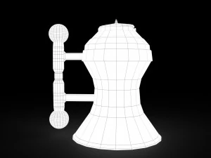 Medieval tavern kettle 3D Model