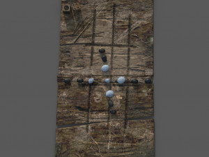 Medieval board game 3D 模型