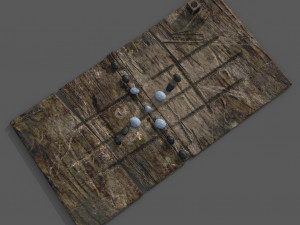 Medieval board game 3D 模型