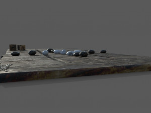 Medieval board game 3D 模型