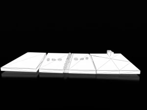 Medieval board game 3D Model