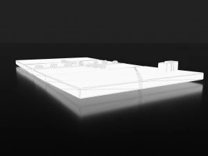 Medieval board game 3D Model