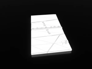 Medieval board game 3D Model