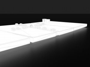 Medieval board game 3D 模型