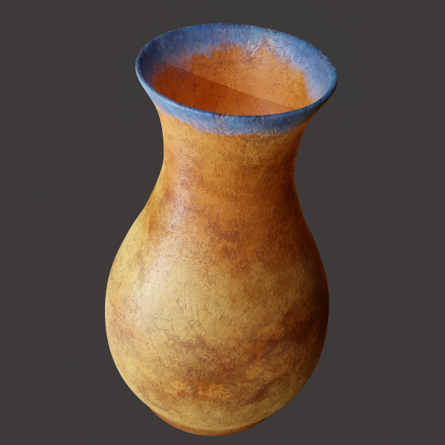 Ancient terracotta vase 3D-Modell .c4d .max .obj .3ds .fbx .stl .blend 
