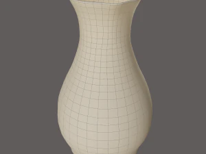 Ancient terracotta spouted vase 3D Model