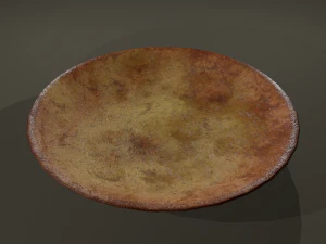 Ancient terracotta plate 3D Model