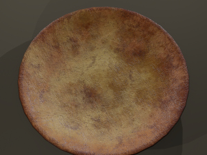 Ancient terracotta plate Modelo 3D
