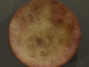 Ancient terracotta plate 3D Model