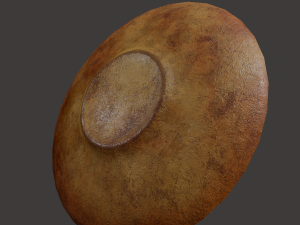 Ancient terracotta plate Modelo 3D