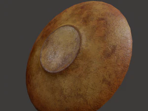 Ancient terracotta plate 3D Model