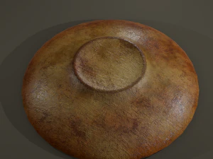Ancient terracotta plate 3D Model