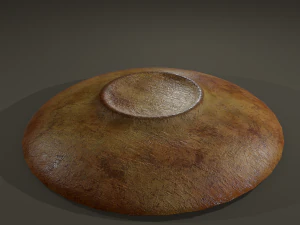Ancient terracotta plate 3D Model