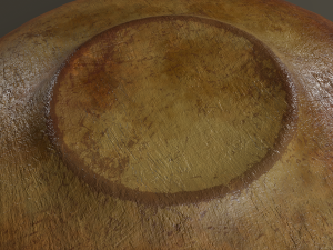 Ancient terracotta plate Modelo 3D