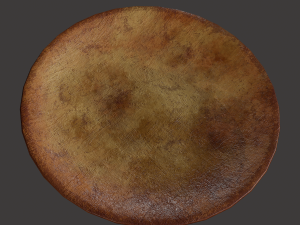 Ancient terracotta plate Modelo 3D