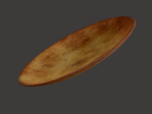 Ancient terracotta plate Modelo 3D