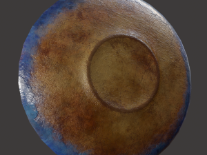 Ancient terracotta plate Modelo 3D