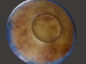 Ancient terracotta plate Modelo 3D