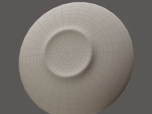 Ancient terracotta plate 3D Model
