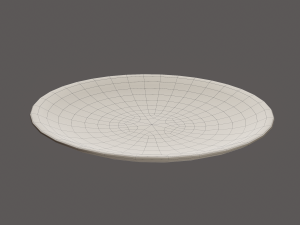 Ancient terracotta plate Modelo 3D