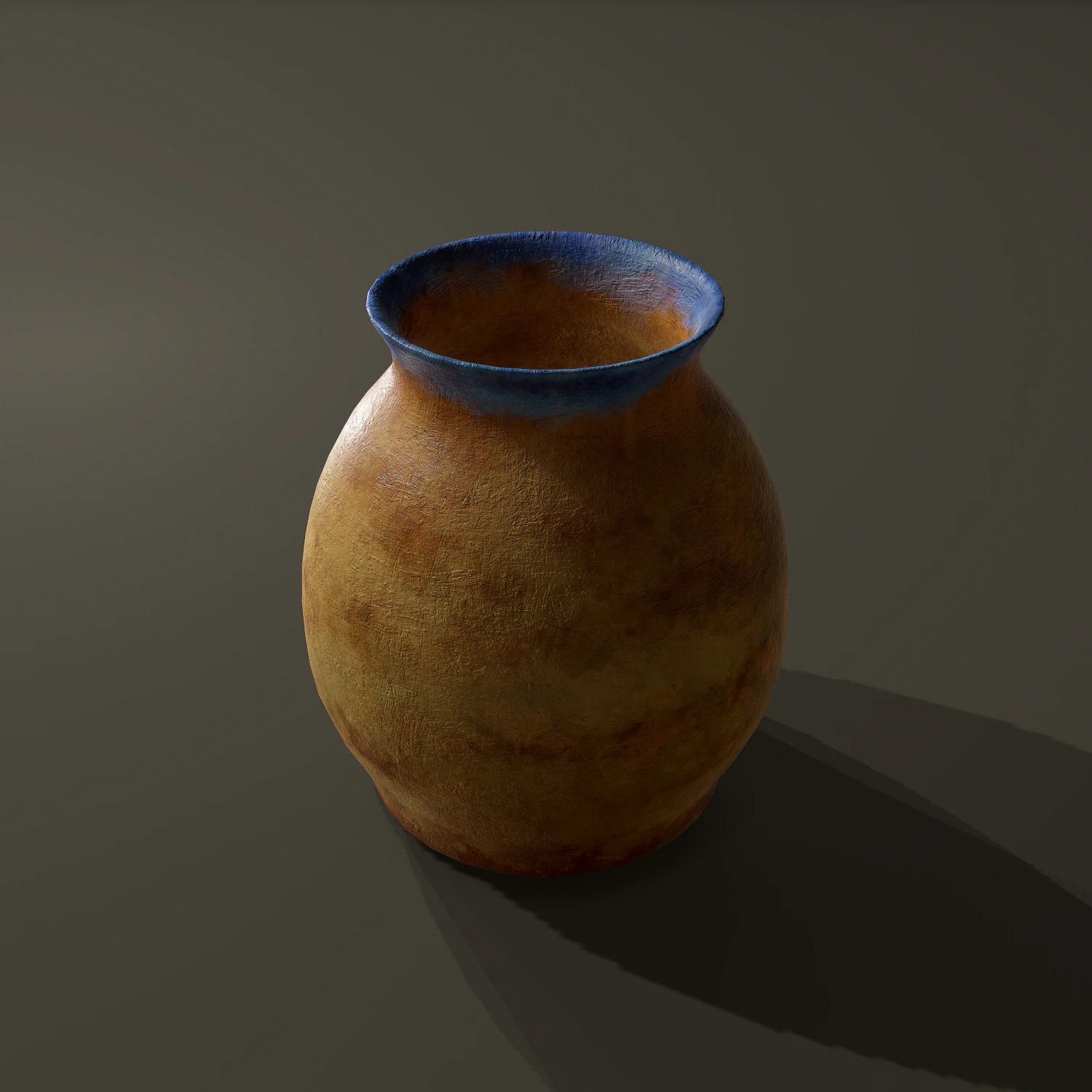 Ancient terracotta jar 3D Model .c4d .max .obj .3ds .fbx .stl .blend