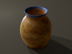 Ancient terracotta jar Modelo 3D