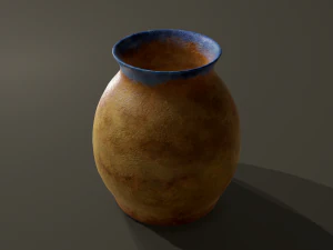 Ancient terracotta jar 3D Model