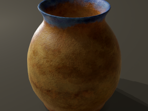 Ancient terracotta jar Modelo 3D