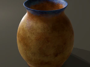Ancient terracotta jar 3D Model