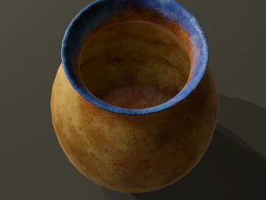 Ancient terracotta jar 3D Model