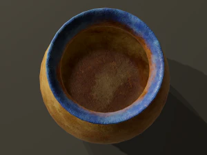 Ancient terracotta jar 3D Model