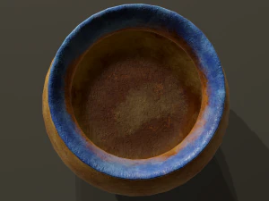 Ancient terracotta jar 3D Model