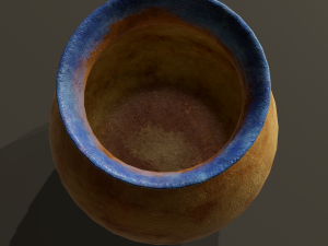 Ancient terracotta jar Modelo 3D