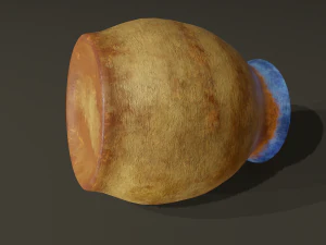 Ancient terracotta jar 3D Model