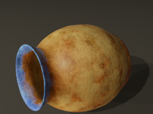 Ancient terracotta jar Modelo 3D