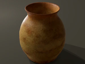 Ancient terracotta jar 3D Model