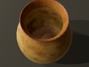 Ancient terracotta jar Modelo 3D
