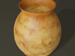 Ancient terracotta jar 3D Model