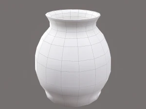 Ancient terracotta jar 3D Model