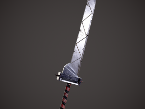 Spiked fantasy sword 3D Модель